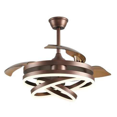 Bella Depot 36" Modern Ceiling Fan with Dimmable Light, DIY Light Shape - image 1 of 4