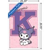Trends International Hello Kitty and Friends: 24 College Letter - Kuromi Framed Wall Poster Prints - 3 of 4