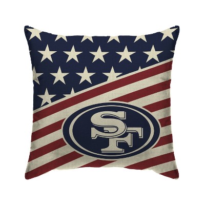 NFL San Francisco 49ers Americana Decorative Throw Pillow