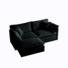77" Chenille Modular L-Shaped Sectional Sofa with Ottoman - 4 of 4