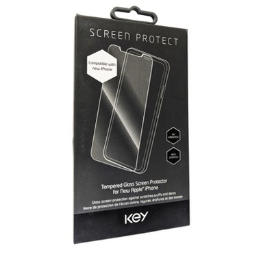 KEY Tempered Glass Screen Protector for iPhone X, Xs