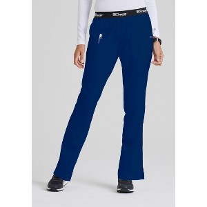 Grey's Anatomy by Barco Classic Women's Aubrey 3-Pocket Low-Rise Fit & Flare Leg Scrub Pant - 1 of 4