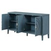NicBex Buffet Cabinet with Storage and Circular Grooved Door,Sideboard Cabinet with Round Metal Handles,Storage Cabinet for Living Room,Kitchen - 4 of 4