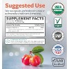 Certified Organic Vitamin C Capsule, Acerola Vitamin C Immune Support Supplement for Daily & Seasonal Wellness, Pure Co, 60ct - 3 of 4