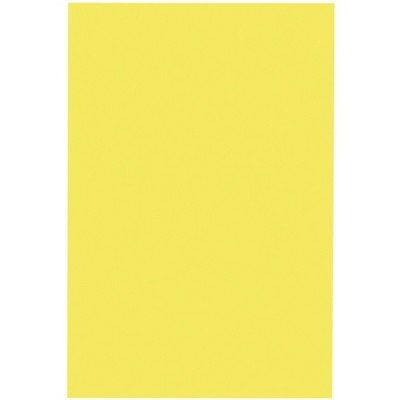 School Smart Folding Bristol Board, 12 x 18 Inches, Canary, Pack of 100
