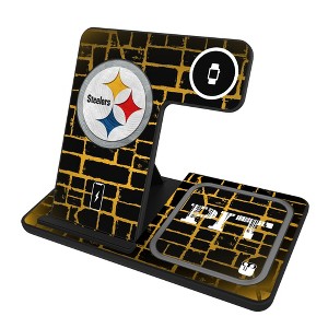 NFL AFC Teams Brick Wall 15-Watt 3 in 1 Charging Station - 1 of 4