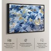 Art Remedy Gold over Blue Blue Abstract Wall Art Framed - 3 of 4
