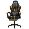 Hoffree Extra Large Massage Gaming Chair Ergonomic Office PC Chair with Footrest & Adjustable - 2 of 4