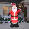 Gemmy Christmas Inflatable Santa  , 8 ft Tall, Multi - image 2 of 4