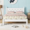 NicBex Twin Size Wood Platform Bed Frame with Decorative Headboard - 2 of 4
