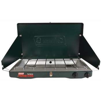 Coleman 4-in-1 Portable Propane Camping Stove, Includes Stove,Wok,Griddle&Grill