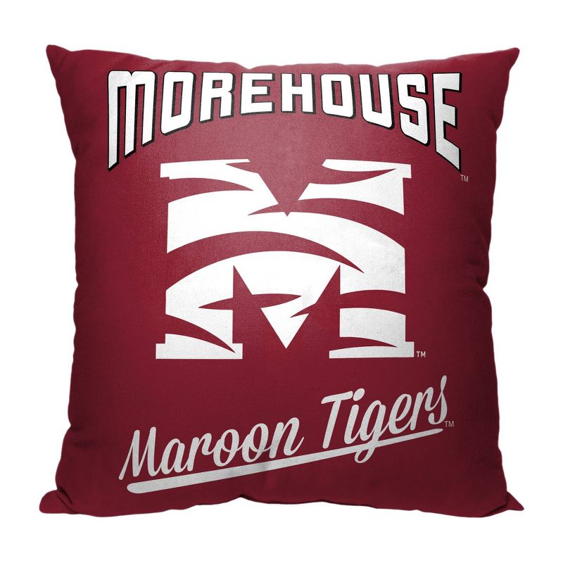 18&#34; x 18&#34; NCAA Morehouse Maroon Tigers Alumni Pillow, 1 of 4