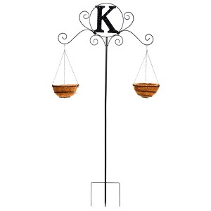 The Lakeside Collection Monogram Double Planter Stakes - 1 of 1
