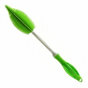 Norpro 14" Long Silicone Bottle Brush - Great for Cleaning Travel Cups and Baby Bottles - 1 of 4