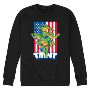 Men's - Teenage Mutant Ninja Turtles - USA Turtles Graphic Fleece Sweatshirt - 1 of 4