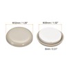 Unique Bargains Plastic Self-adhesive Smooth Round Carpeted Tile Vinyl Furniture Sliding Pad - 2 of 4