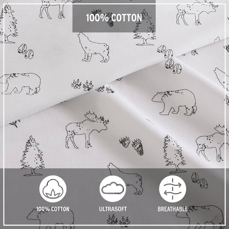 Printed Pattern Percale Cotton Sheet Set - Eddie Bauer, 5 of 15
