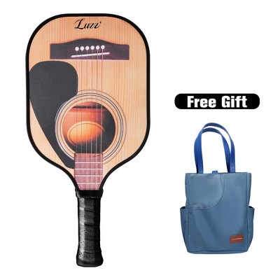 Luzz T700 Carbon Fiber Pickleball Paddle with Sandblasted Surface & Honeycomb Core Racket - Includes Free Versatile Tote Bag