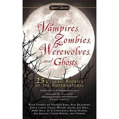 Vampires, Zombies, Werewolves and Ghosts - by  Barbara H Solomon & Eileen Panetta (Paperback)