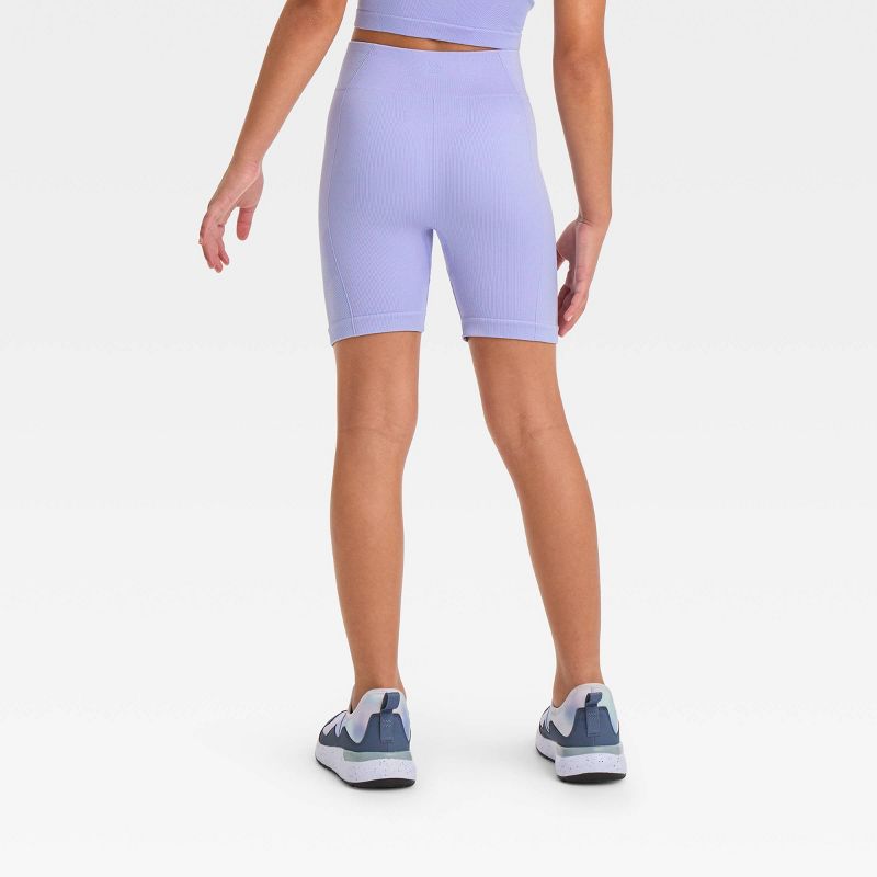 Girls&#39; Seamless Bike Shorts - All In Motion™, 3 of 7