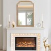 Racxily Solid Wood Frame Mirror, Rounded Corner Decorative Wall Mirror for Living Room & Bedroom - 4 of 4