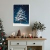 Amanti Art Winter Snowy Pine Tree by Pictufy Studio Canvas Wall Art Print Framed - 4 of 4