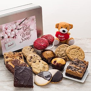 Dulcet Gift Baskets Get Well Bear Hugs Deluxe Gift Tin - 1 of 4