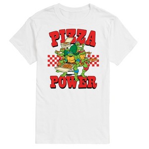 Men's - Teenage Mutant Ninja Turtles - Pizza Power Short Sleeve Graphic T-Shirt - 1 of 4