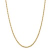 Black Bow Jewelry 3.35mm, 14k Yellow Gold, D/C Quadruple Rope Chain Necklace - 3 of 4