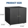 Metal Printer Stand with Storage, Rolling Printer Table for Letter/Legal/A4 Size Files, Metal Mobile File Cabinet - 2 of 4
