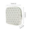 Unique Bargains Versatile Square Dots Travel Makeup Bag 1 Pc - 2 of 4