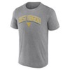 NCAA West Virginia Mountaineers Men's Gray Poly T-Shirt - 2 of 3
