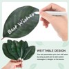 Unique Bargains DIY Crafting Fake Green Leaf with Stem 3 Sizes Green - 4 of 4