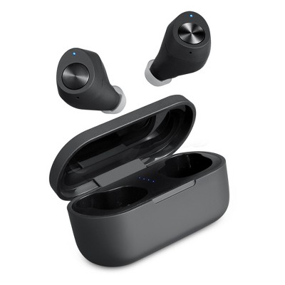 Dartwood Wireless Earbuds - True Wireless Bluetooth Earbuds with Touch Controls and Charging Case (Black)