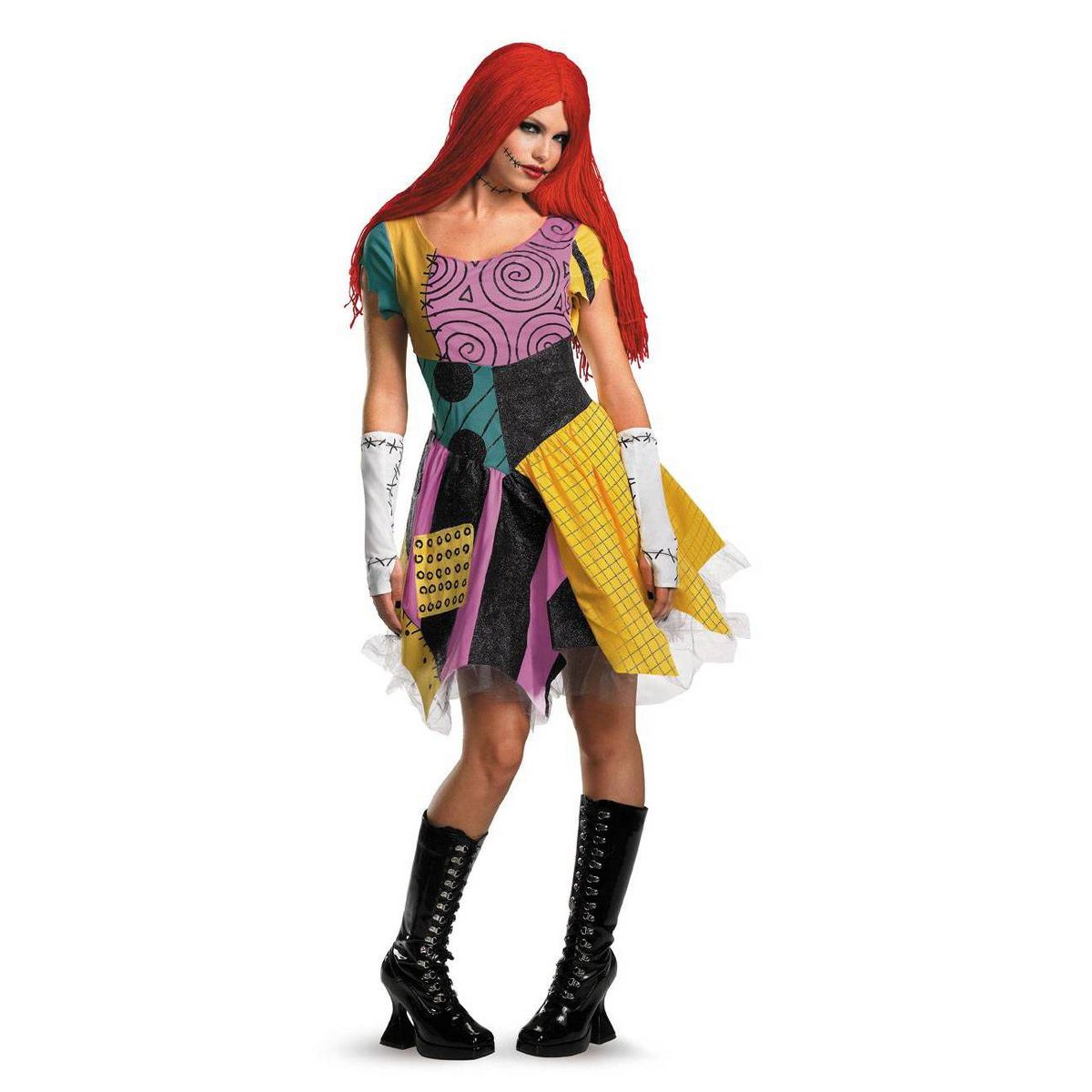 Disguise Disney The Nightmare Before Christmas Adult Sally Deluxe Halloween Costume Dress
