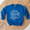 Simply Sage Market Women's Graphic Sweatshirt Retro Be Kind Flowers - 3 of 4