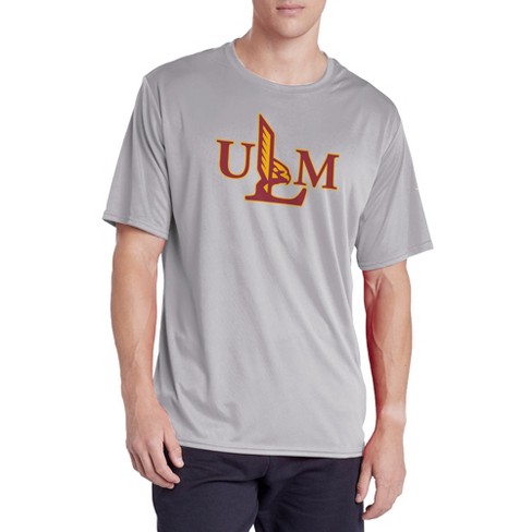 University of Louisiana Monroe Adult Sport Active T-Shirt Primary Logo, Athletic Heather - image 1 of 4