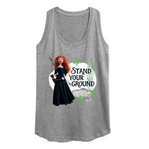 Women's - Disney - Merida Stand Your Ground Graphic Racerback Tank - 1 of 4