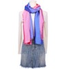 INSPIRE CHIC Women's Gradient Color Satin Colorful Lightweight Soft Scarves 1Pc - 2 of 4