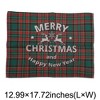 Unique Bargains Christmas Place Mats Linen Red Green White 13 " x 17.7 " 2Pcs - 3 of 4