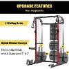 Multi-Function Power Cage 2000LB Capacity With Dual Independent Pulley System+Adjustable Cable Crossover for Home Gym&Garage Workouts - 4 of 4