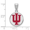 Black Bow Jewelry Sterling Silver Indiana Hoosiers NCAA Medium Pendant - 2 of 3