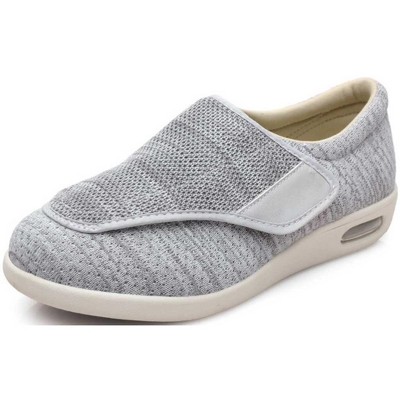 Женские кроссовки Garvee Diabetic Shoes for Women Wide Width Elderly Shoes Adjustable Closure Lightweight Swollen Feet Walking Sneakers,gray - 7 — фото 3