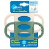 Dr. Brown's Milestones 100% Silicone Narrow Baby Bottle Handles in Green and Beige - 2pk - 2 of 4