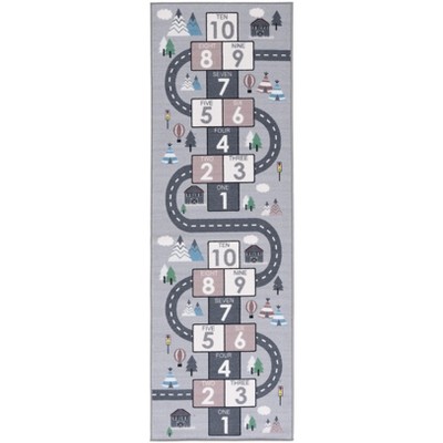 Kids Playhouse KPH226 Power Loomed Machine Washable Slip Resistant Rugs - Safavieh Kids