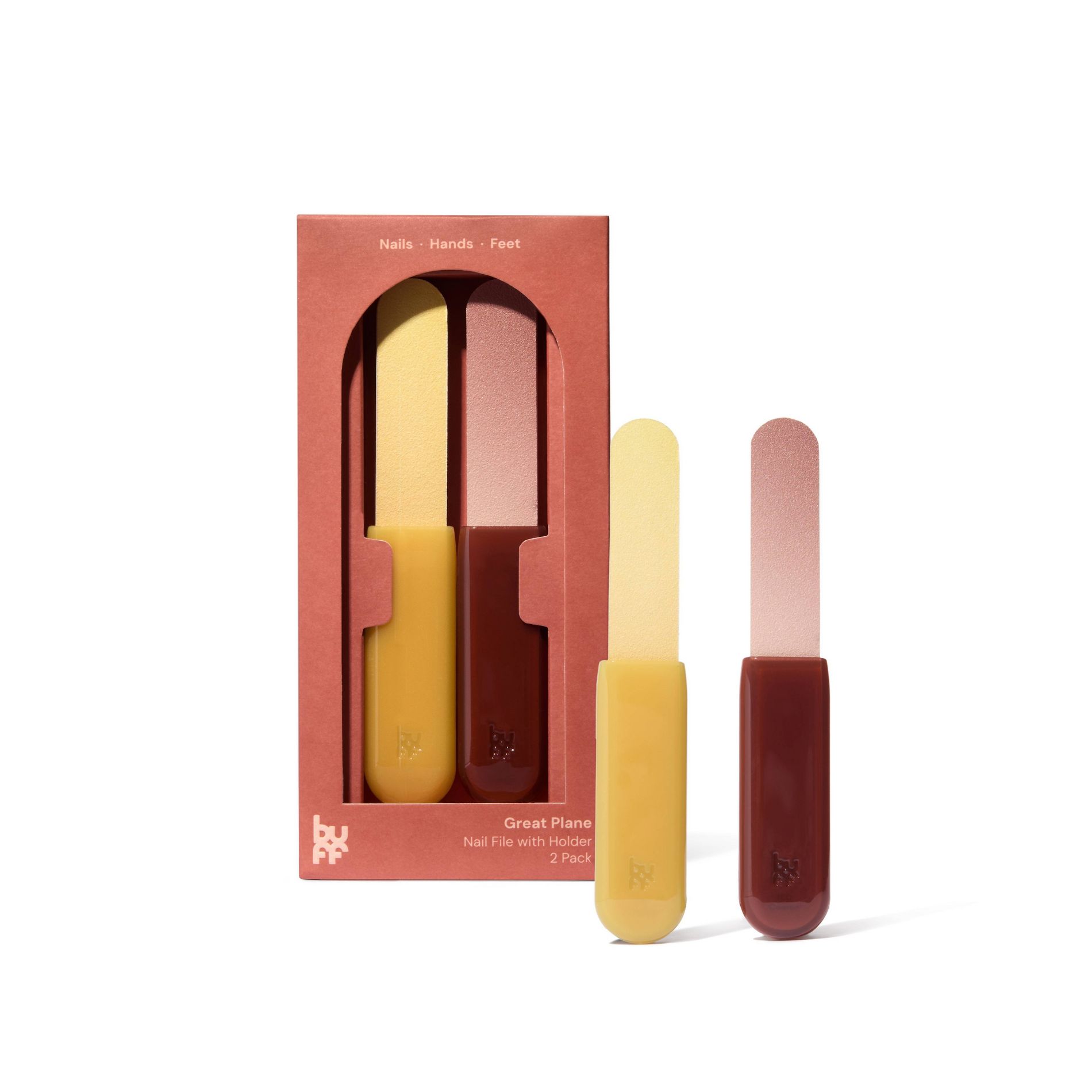 Buff Beauty Great Plane Nail File with Holder - 2ct - Beauty Studio