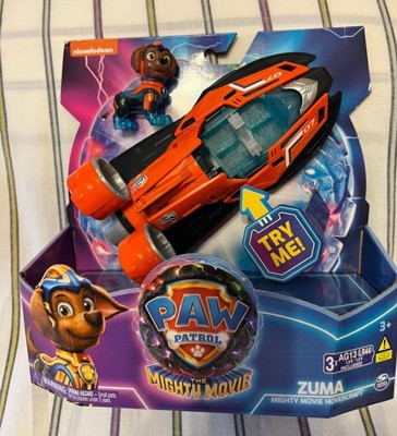 PAW Patrol: The Mighty Movie, Toy Jet Boat with Zuma Mighty Pups Action  Figure, Lights and Sounds, Kids Toys for Boys & Girls 3+