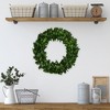 Northlight Preserved Leaf Spring Garden Wreath - 20" - Unlit - image 2 of 4