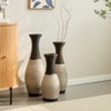 Desktop Vase, Brown Decorative Floor Vase, Classic and Neat Floor Vase, High Independent Flower Stand, Artificial Vine Vase - 4 of 4