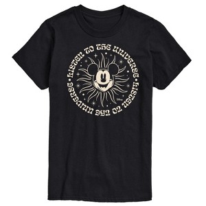 Men's - Disney - Mickey Listen To The Universe Short Sleeve Graphic T-Shirt - 1 of 4